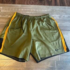 Nike athletic shorts.